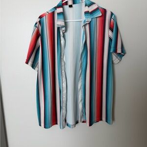 Striped Multicolor Men's Shirt